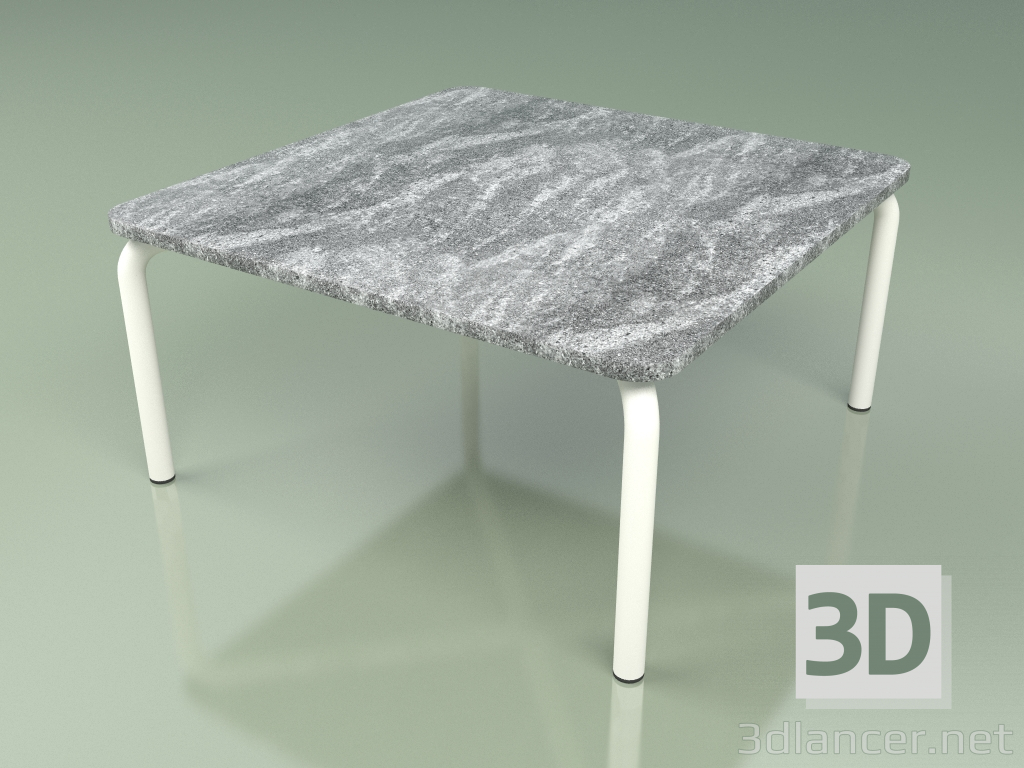 3d model Coffee table 005 (Metal Milk, Cardoso Stone) - preview