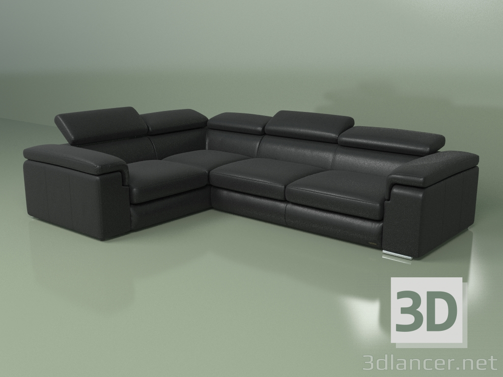 3d model Sofá esquinero modular Martin 02 - vista previa