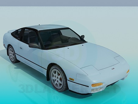 Modelo 3d Nissan 240sx - preview