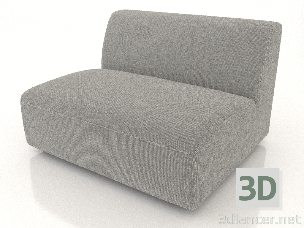 3d model Sofa module 1 seater (L) 103x90 - preview