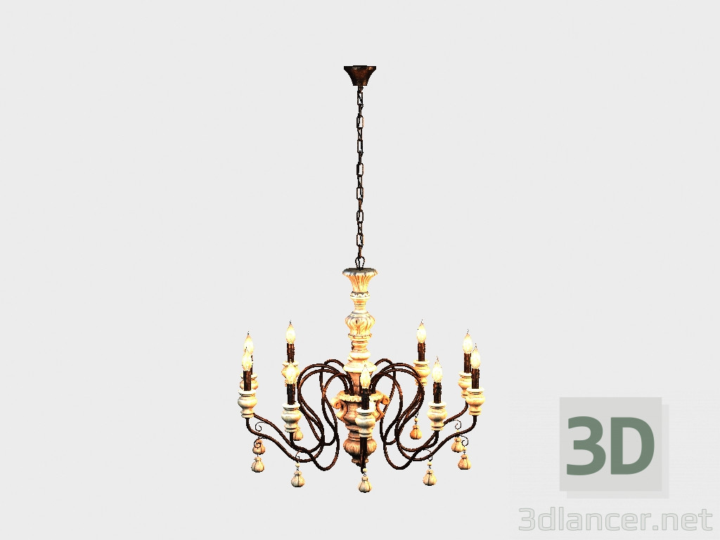 3d модель Люстра Chandelier (CH004-10-AKD) – превью