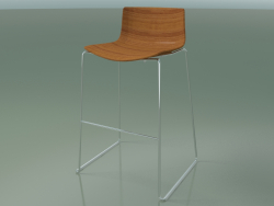 Bar chair 0571 (on the sled, teak effect)