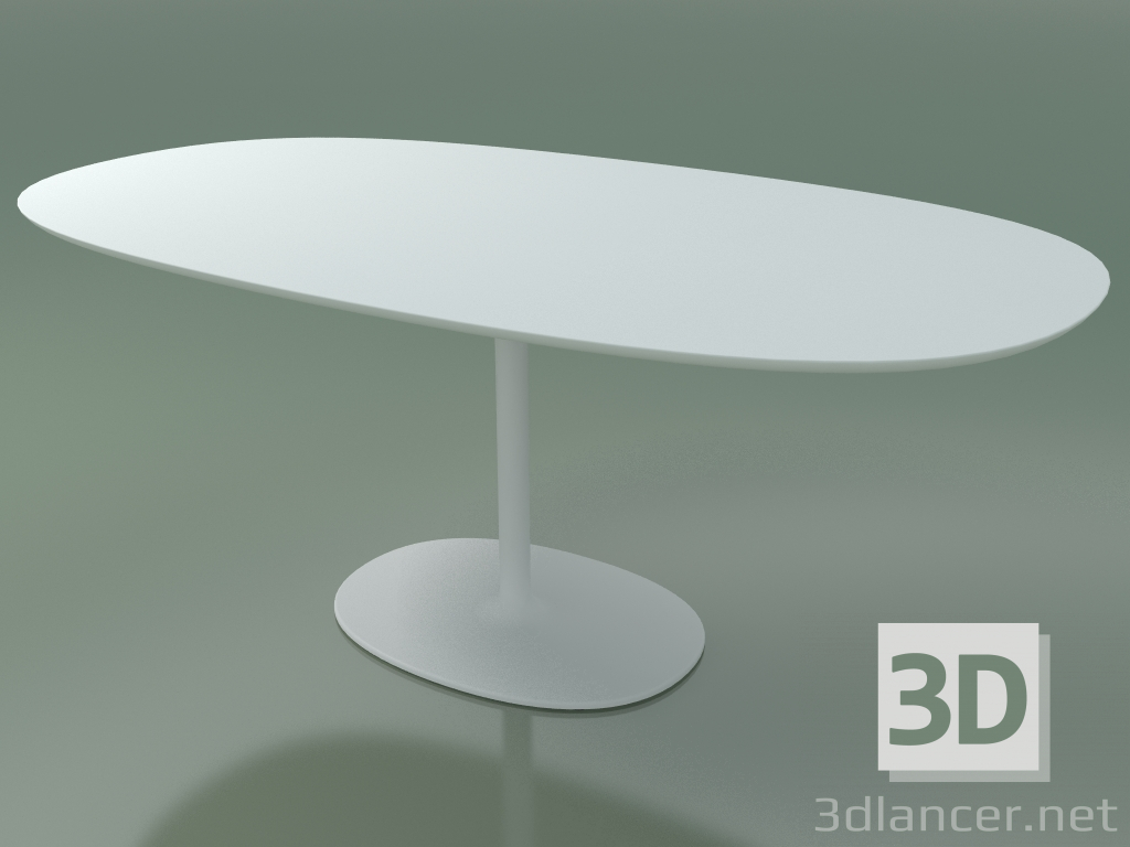 3d model Oval table 0643 (H 74 - 100x182 cm, F01, V12) - preview