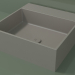 3d model Lavabo sobre encimera (01UN21302, Clay C37, L 48, P 48, H 16 cm) - vista previa