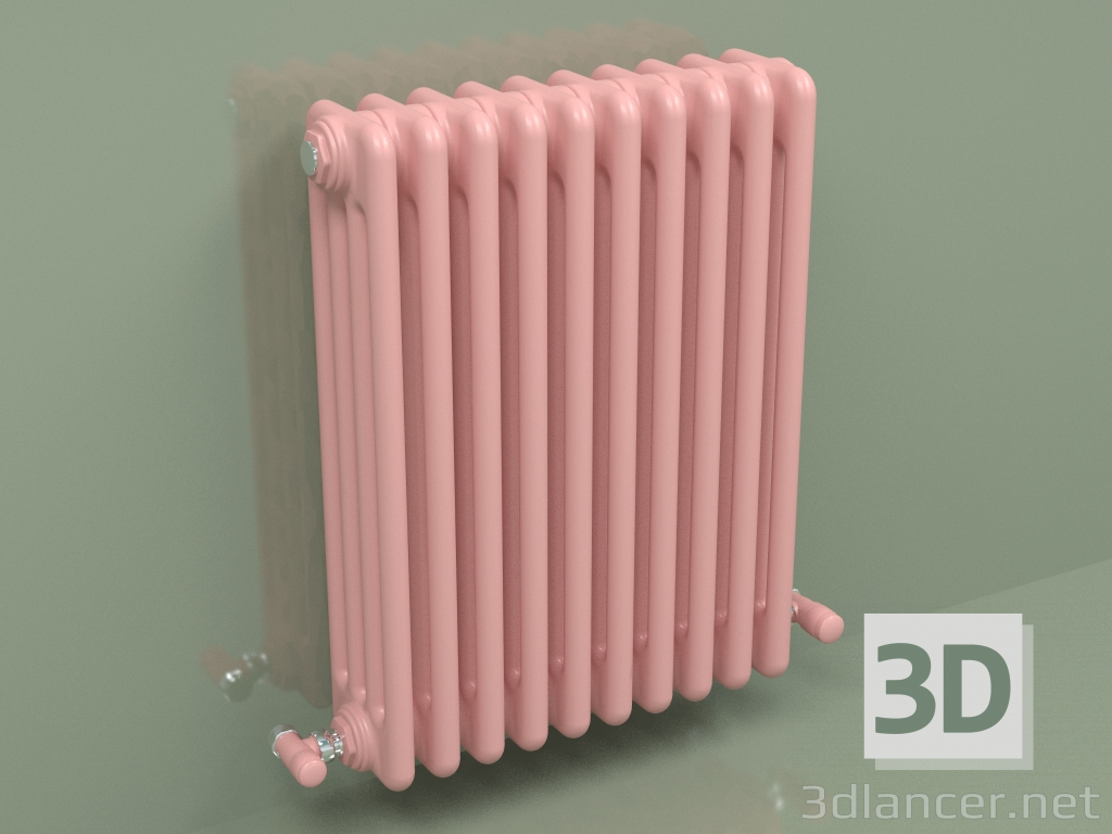 3d модель Радиатор TESI 4 (H 600 10EL, Pink - RAL 3015) – превью