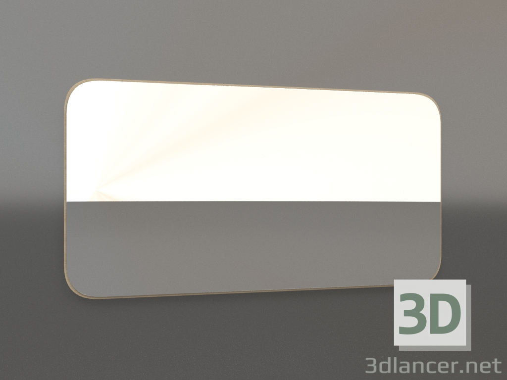 3d модель Дзеркало ZL 27 (850x450, wood white) – превью