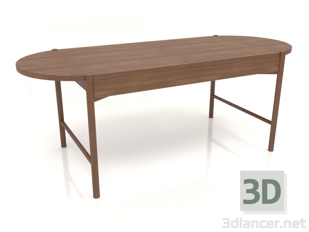 3d model Dining table DT 09 (2000x820x754, wood brown light) - preview