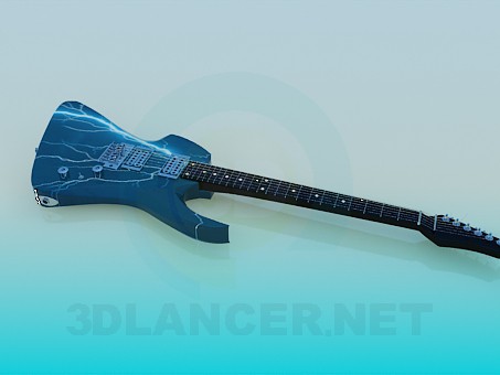 3D modeli Elektro gitar - önizleme