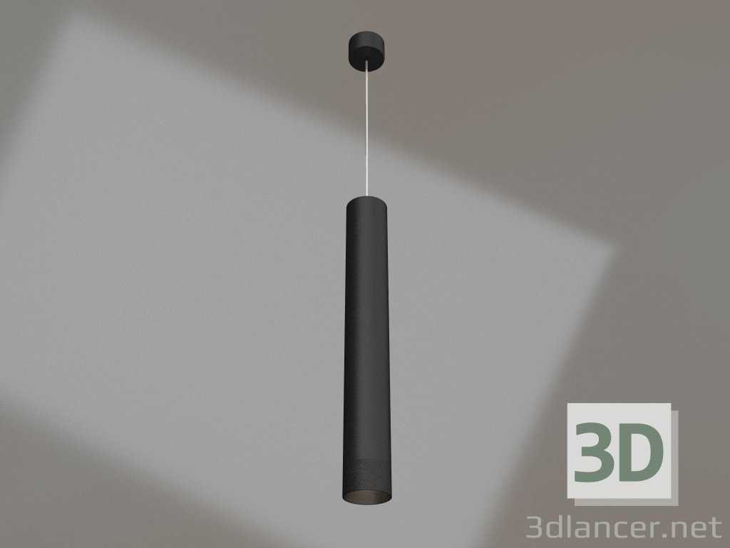 modello 3D Lampada SP-POLO-HANG-LONG450-R65-8W Day4000 (BK-BK, 40°) - anteprima