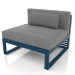 3D Modell Modulares Sofa, Abschnitt 3 (Graublau) - Vorschau