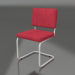 3d model Silla cepillada Ridge Rib (rojo) - vista previa