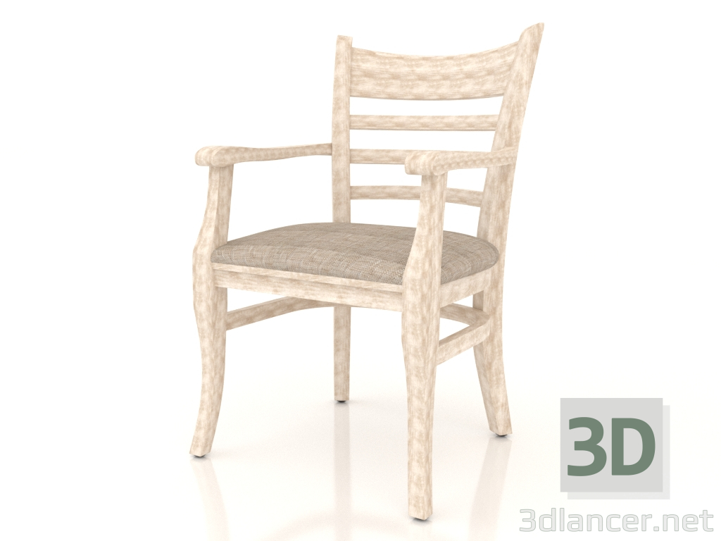 modello 3D Sedia (poltrona) Oxford (Provenza) - anteprima