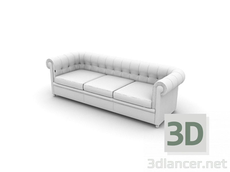 3d model sofa - vista previa