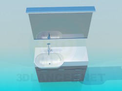 Lavabo con pedestal