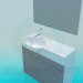 3d model Washbasin with pedestal - preview