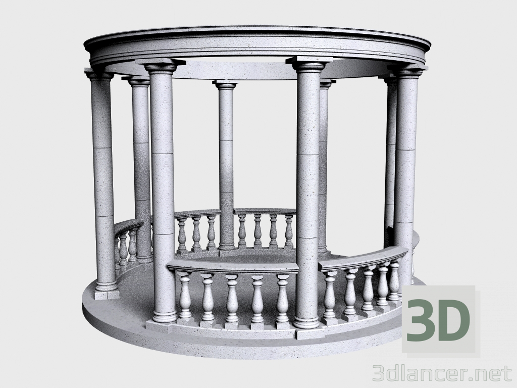 3d model Rotunda (LR450T) - preview