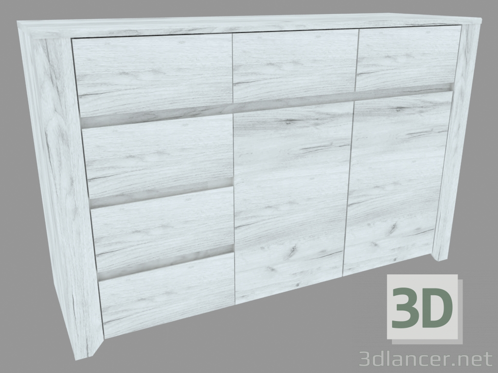 modello 3D Cassa 2D-6S (TIPO 42) - anteprima