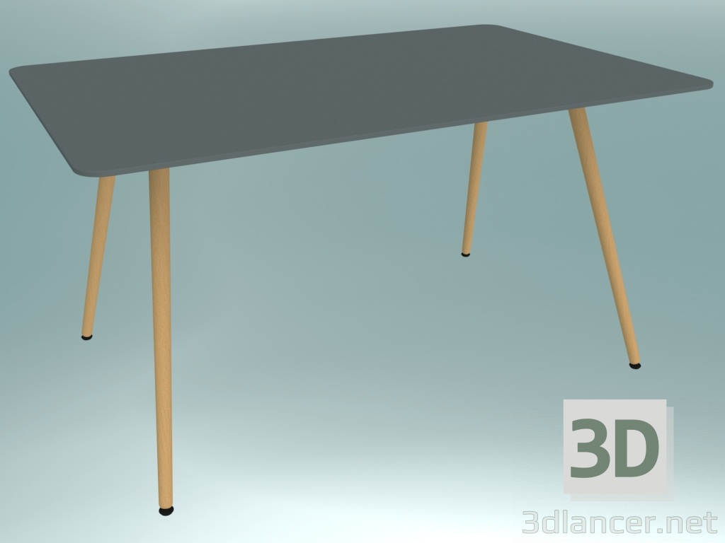 3d модель Стол для конференций (SAMC2 LW04, 1400x900x740 mm) – превью