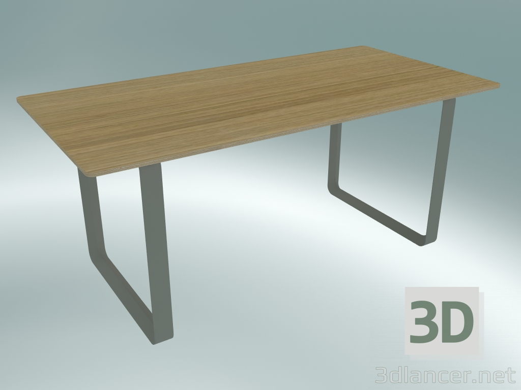 3d модель Стол 70/70, 170x85cm (Oak, Grey) – превью