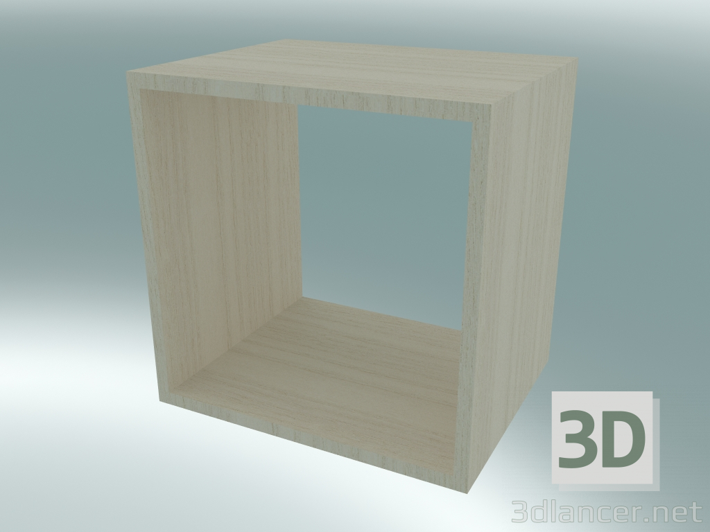 modello 3D Stacked Modular Storage (Medium open) - anteprima