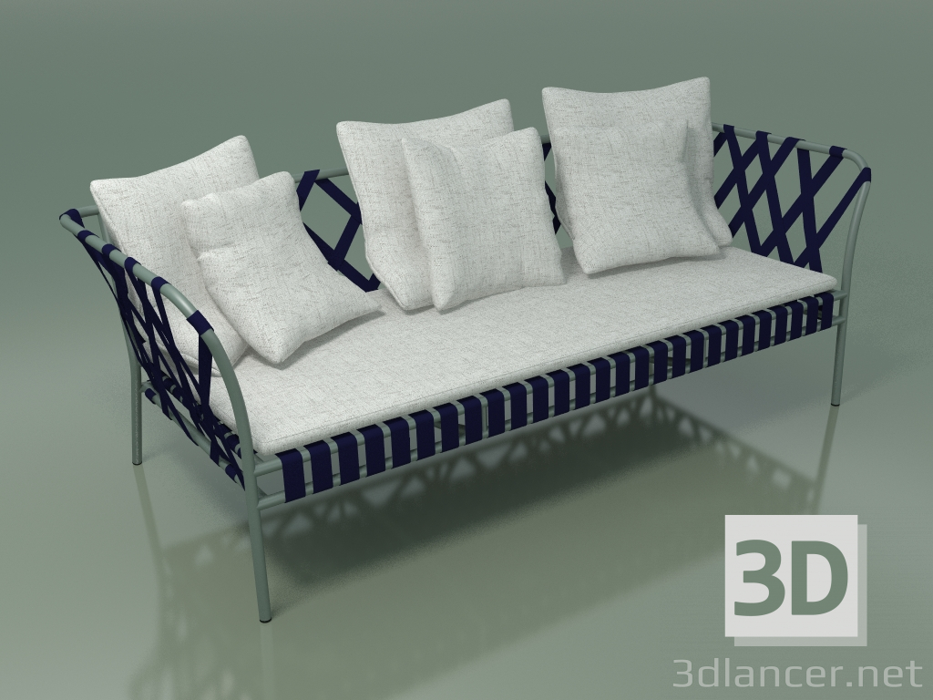 3d model Sofá de exterior InOut (853, ALLU-SA) - vista previa