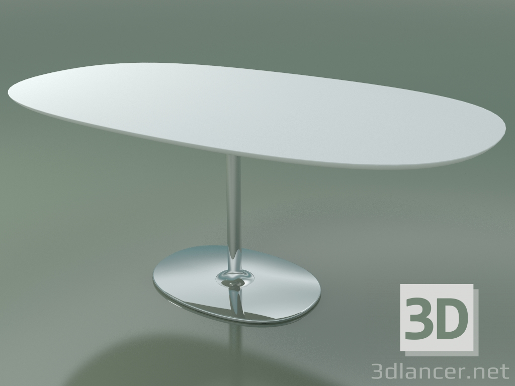 3d model Oval table 0643 (H 74 - 100x182 cm, F01, CRO) - preview