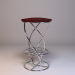 3d bar chair model buy - render