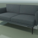 3D Modell Doppelsofa 5231 (einfarbige Polsterung) - Vorschau