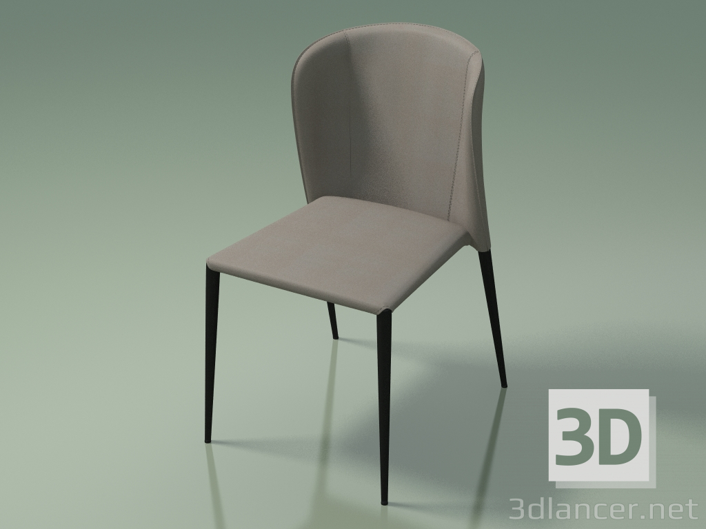 modèle 3D Chaise de salle à manger Arthur (110055, gris cendre) - preview