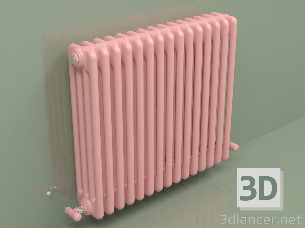 modèle 3D Radiateur TESI 4 (H 600 15EL, Rose - RAL 3015) - preview