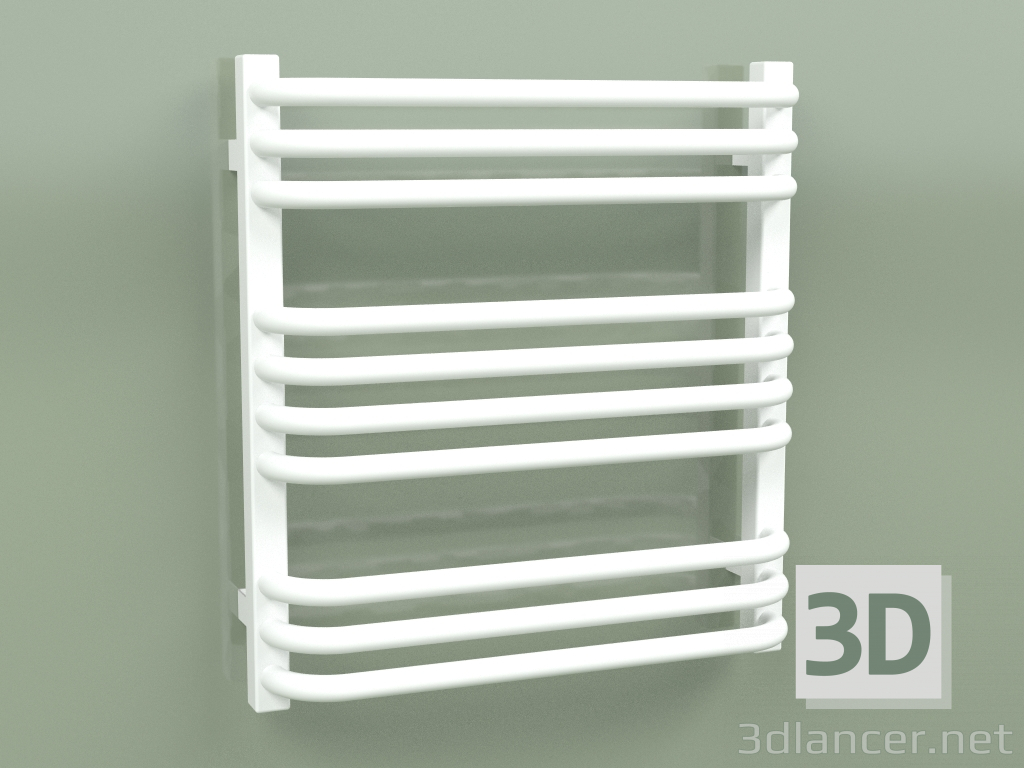 3d model Alex water heated towel rail (WGALE054050-SX v4.0- (R), 540х500 mm) - preview