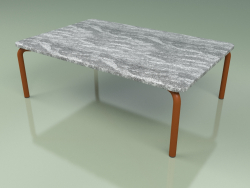 Table basse 006 (Metal Rouille, Cardoso Stone)