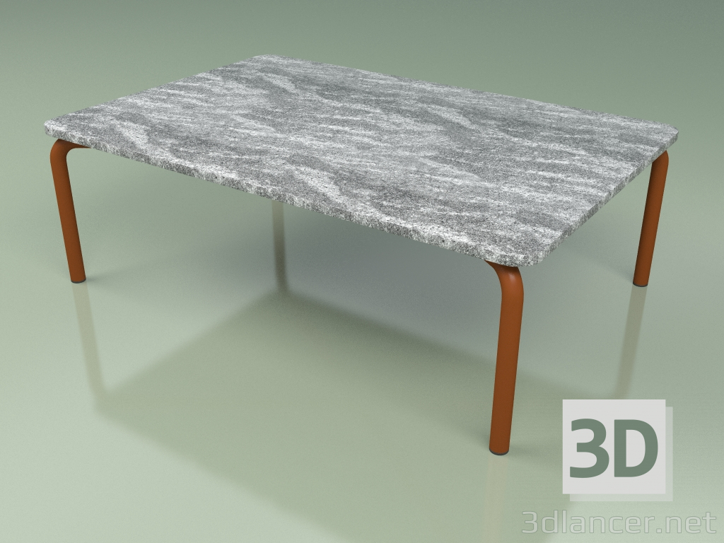 3d model Coffee table 006 (Metal Rust, Cardoso Stone) - preview