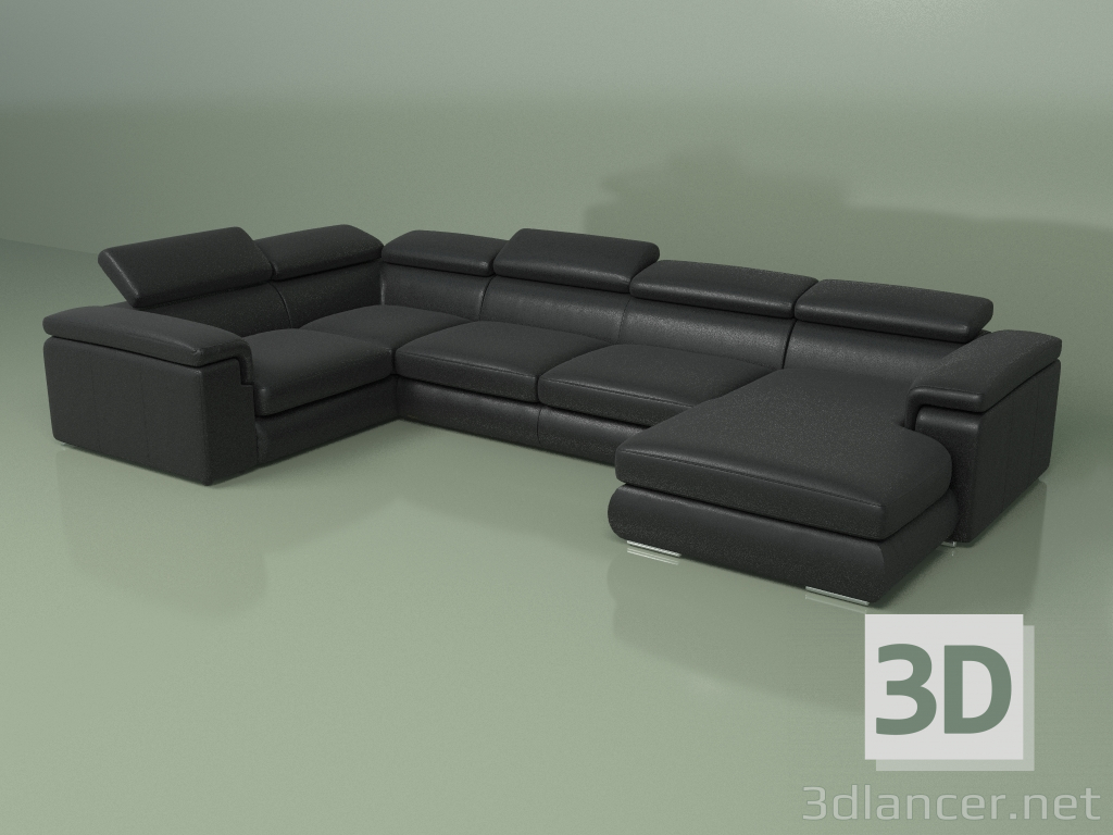 3d model Sofá modular Martin 02 - vista previa