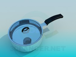 Saucepan with one handle