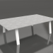 3d model Coffee table 120 (White, DEKTON) - preview