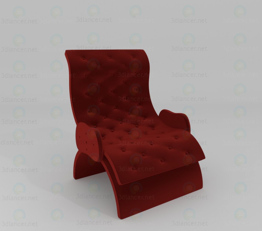 modèle 3D Fauteuil - preview