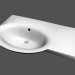 modello 3D Lavabo asimmetrico bacino Sinistra l galleria r1 - anteprima