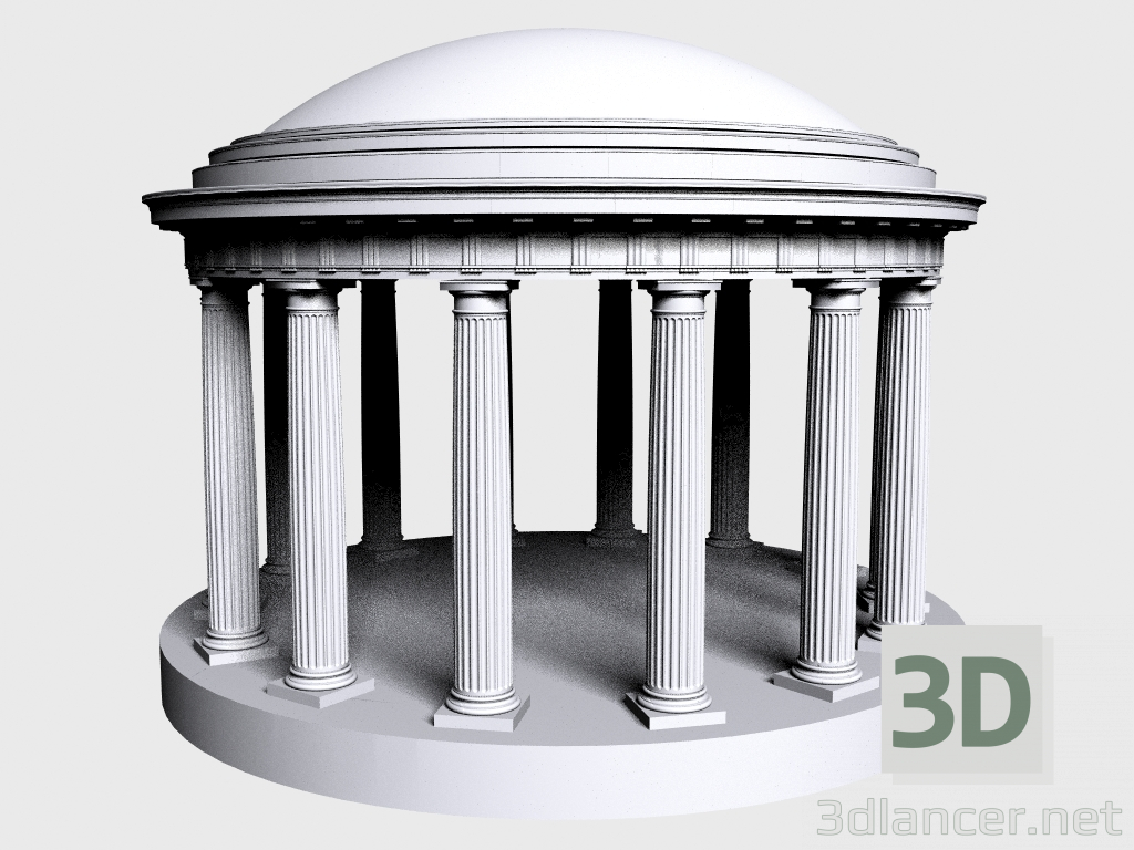 3d model Rotunda (LR594R) - preview