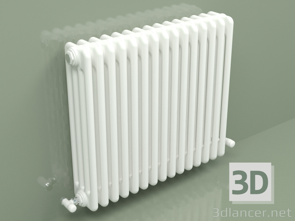 modèle 3D Radiateur TESI 4 (H 600 15EL, Standard blanc) - preview