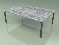 Table basse 006 (Metal Smoke, Cardoso Stone)