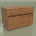 3d model Bedside table Mn 200 (Walnut) - preview