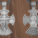 3d Cross pendant model buy - render