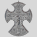 3d Cross pendant model buy - render