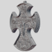 3d Cross pendant model buy - render