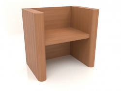 Banc VK 07 (800x524x750, bois rouge)