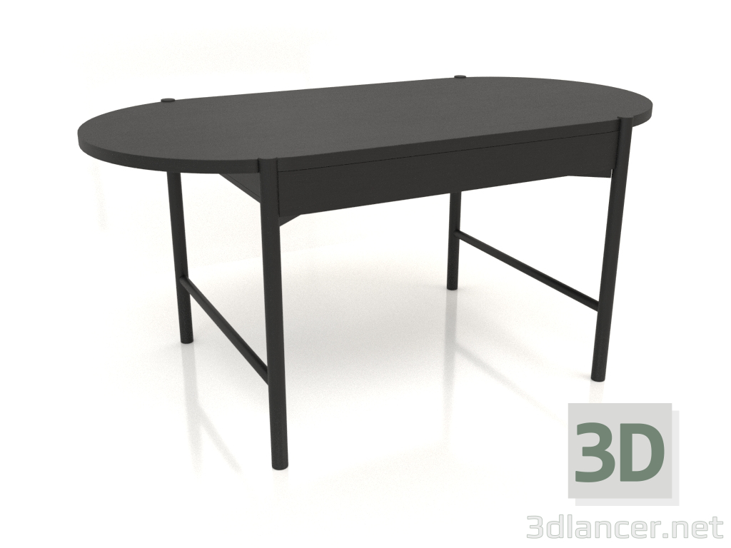 Modelo 3d Mesa de jantar DT 09 (1600x820x754, madeira preta) - preview