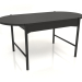 Modelo 3d Mesa de jantar DT 09 (1600x820x754, madeira preta) - preview