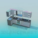 3d model Cocina - vista previa