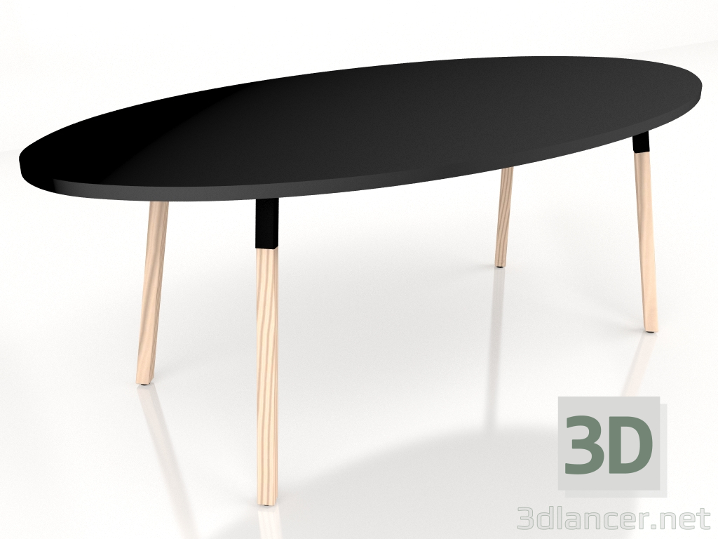 Modelo 3d Mesa de negociação Ogi W Conference PLD12E (2000x1000) - preview